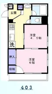 JLBグランエクリュ住吉【4階】の間取り