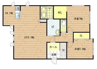 ラ・プロヴァンス【2階】の間取り