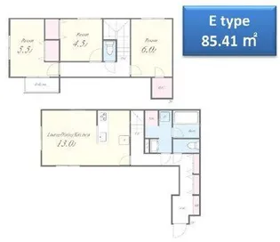 mi patio A棟の間取り