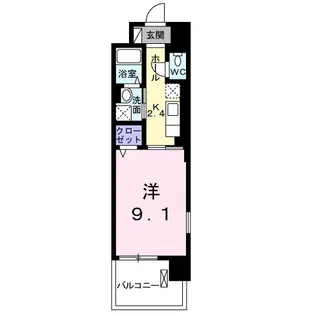 ブライト・ベルウッド【6階】の間取り