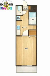 サンロイヤルI【12階】の間取り