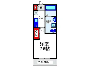 REGIES柴原阪大前I【2階】の間取り