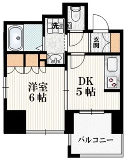 アトラス市ヶ谷【2階】の間取り