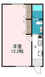 gw∞D(グッド)【1階】の間取り