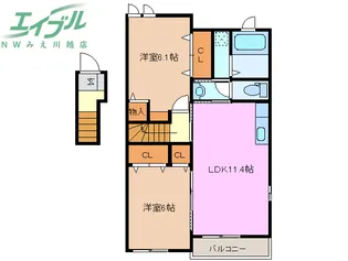 ディスカバリーI【2階】の間取り