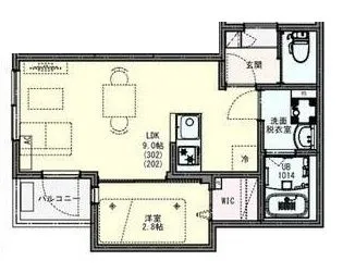 KLEIS清瀬II【2階】の間取り