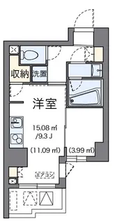 LOVIE銀座東【8階】の間取り