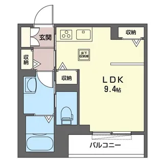 シャーメゾン ド マニー【2階】の間取り