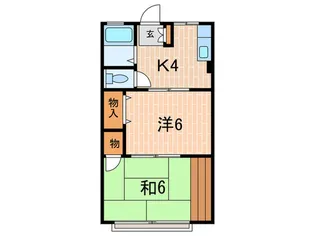 モナムII【1階】の間取り