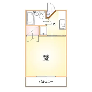 ラ・カーサあみの【2階】の間取り