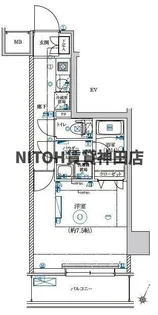 LEXEAZEST横濱関内【2階】の間取り