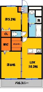 Palme II【2階】の間取り
