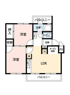 公社賃貸SMALIO 喜連【4階】の間取り