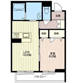 シュマンヴェール【2階】の間取り