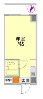 サンライズビル【4階】の間取り