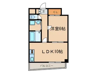 ヴェルデ葵【5階】の間取り