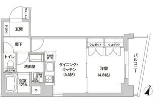 カリス初台【2階】の間取り