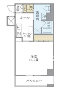 アイトー・ロワイヤル青横【2階】の間取り