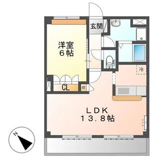 モンシェリー【2階】の間取り
