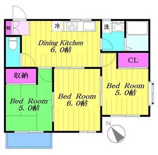 ストリート222【1階】の間取り