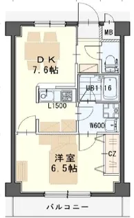 WISH BONE HILLS【4階】の間取り