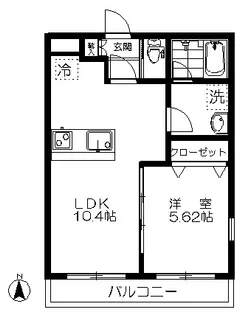 アーバンステイツ南阿佐ヶ谷【3階】の間取り