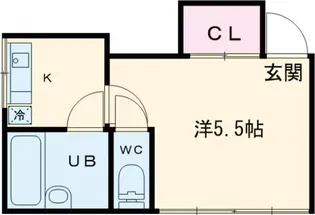 ミユキハイツ【2階】の間取り