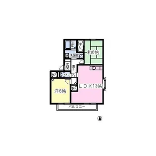 グレイスロイヤル【2階】の間取り