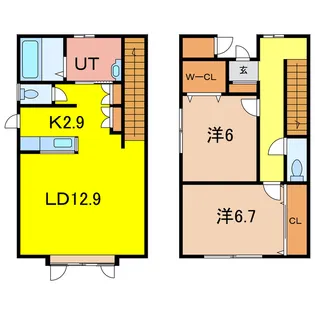 ファミリアIIの間取り