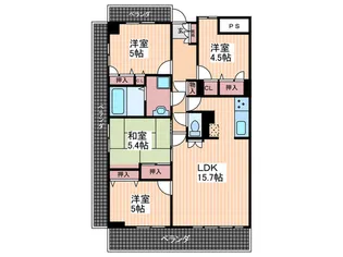 グロ-バル五日市駅前【5階】の間取り