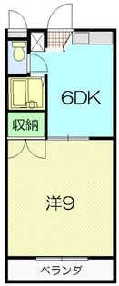 クニヒロマンションA【2階】の間取り