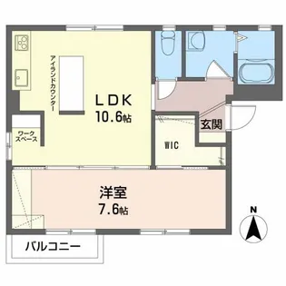 グリーンステージ大山A【2階】の間取り