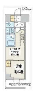 クレストコート本所吾妻橋North【7階】の間取り