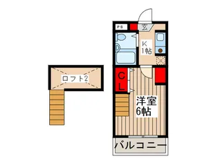 シティーパレス上尾6【2階】の間取り