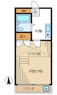トランスパックビル中野中央【1階】の間取り