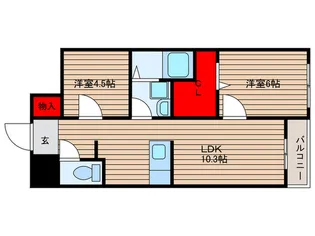 セレ花園 II【2階】の間取り
