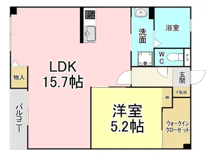 木村ビル(片野)【5階】の間取り