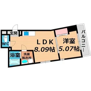 コートハウス【3階】の間取り