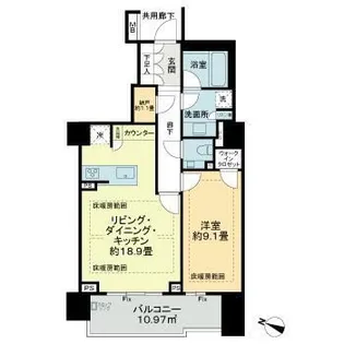 ザ・パークハウス渋谷南平台【2階】の間取り
