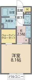 Bella Foresta【1階】の間取り