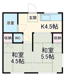 エステート早田【4階】の間取り
