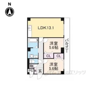 フォレスタコート【3階】の間取り