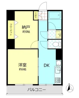 峰マンション【2階】の間取り