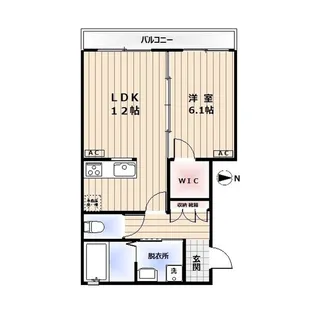 GREEN HOUSE中野坂上【3階】の間取り