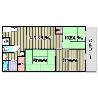 第2ホープハイツ【2階】の間取り