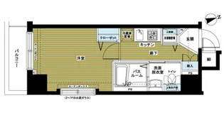 ZOOM銀座東【9階】の間取り