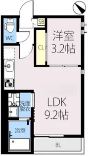 GRANDTIC 悠【1階】の間取り
