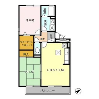 アルバ新海【1階】の間取り