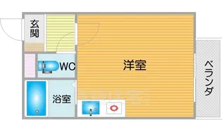 サンピアユタカ岸里東【2階】の間取り