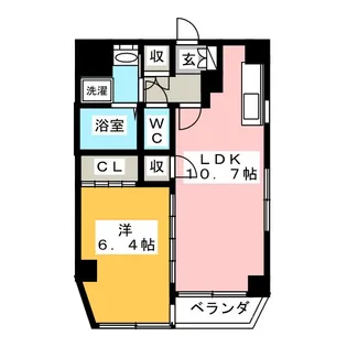 ディーアール秋葉原【8階】の間取り